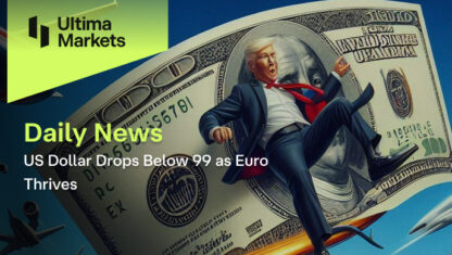 US Dollar Drops Below 99 as Euro Thrives